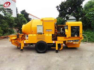 Diesel Mixing Concrete Pump