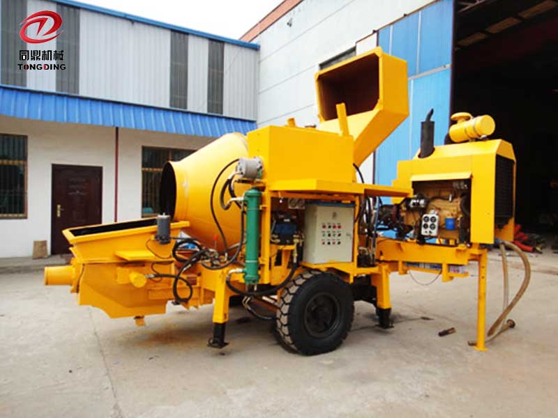 Diesel Mixing Concrete Pump