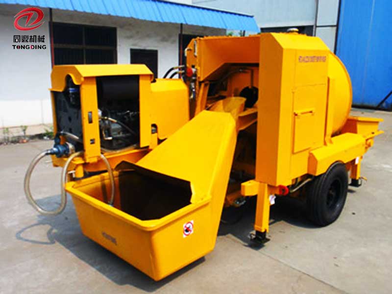 Diesel Mixing Concrete Pump