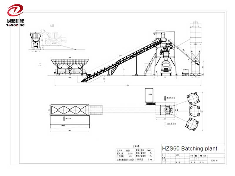 TD-HZS60 Concrete Mixing Plant